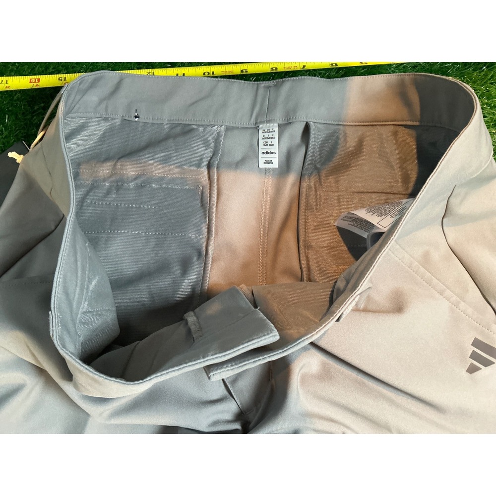 Adidas Adi Golf Pants Mens 32x32 Grey Five Flat Front Performance IS0541 NWT - Picture 4 of 5